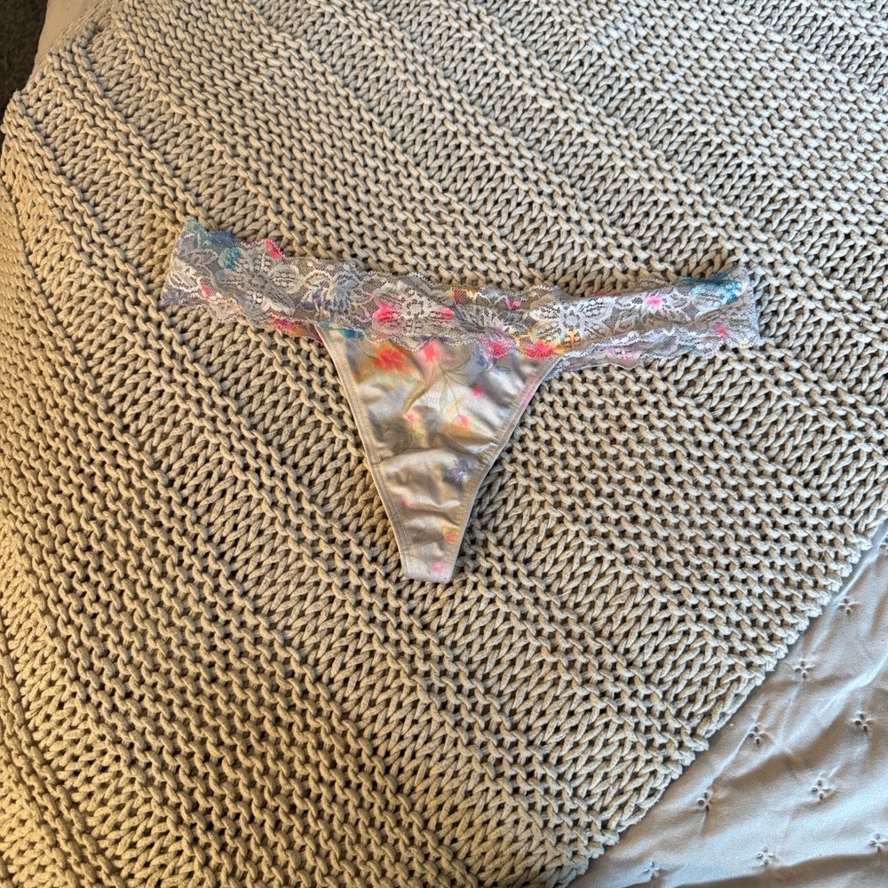 Victoria's Secret Lace with Pink and Blue Highlights